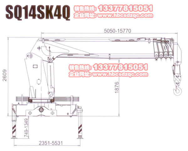 14噸徐工吊機參數(shù)圖片